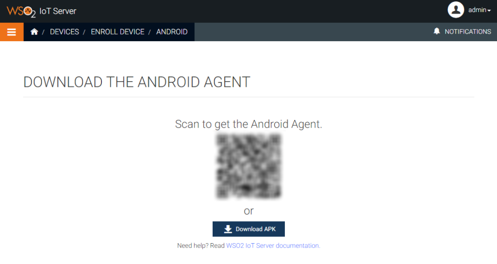 提供 Android 掃描用 QR Code