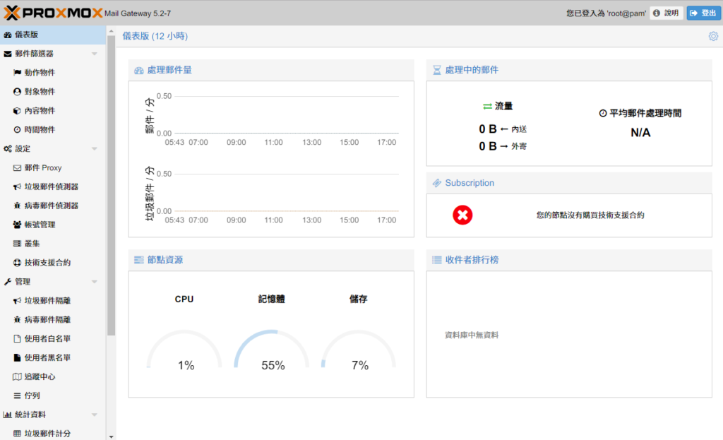 登入系統畫面