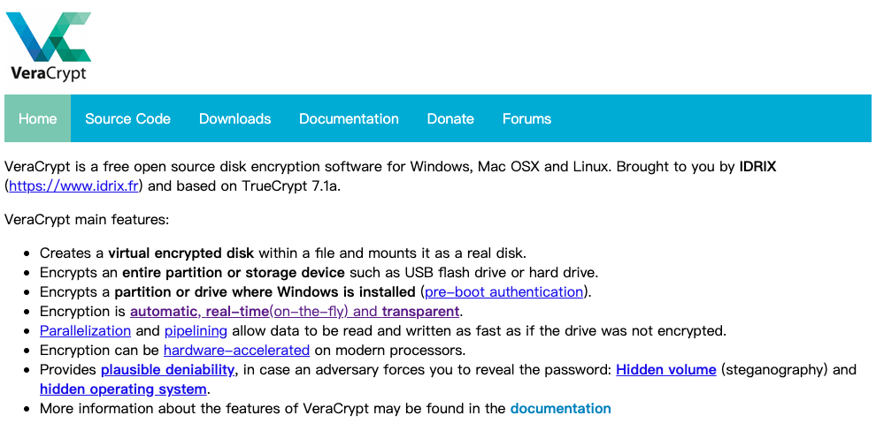 開源磁碟加密軟體:VeraCrypt