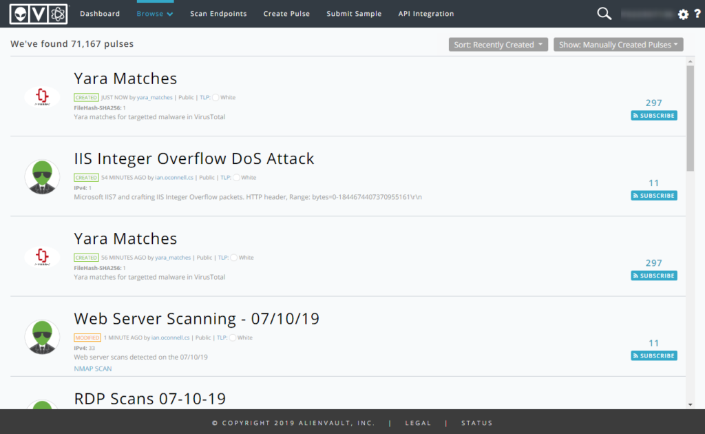 Open Threat Exchange