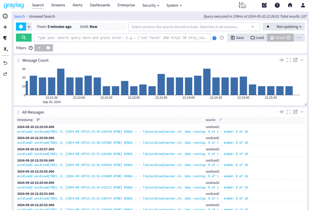 Graylog 搜尋 (一)