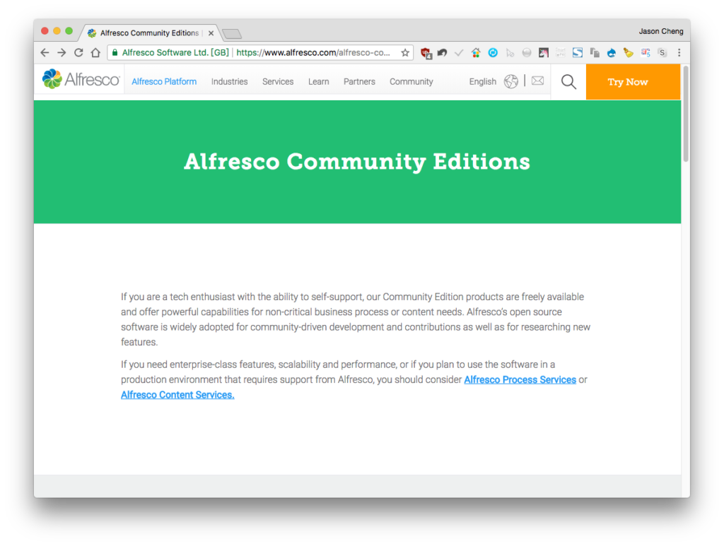 Alfresco Community Edition