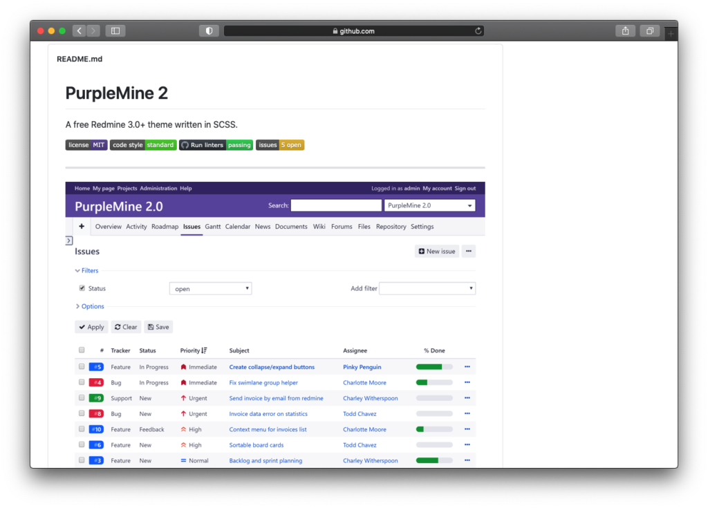 PurpleMine 2 佈景主題