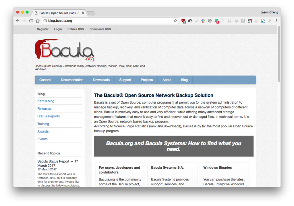 「Bacula」