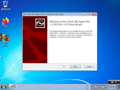 安裝 check`_`mk agent for Windows
