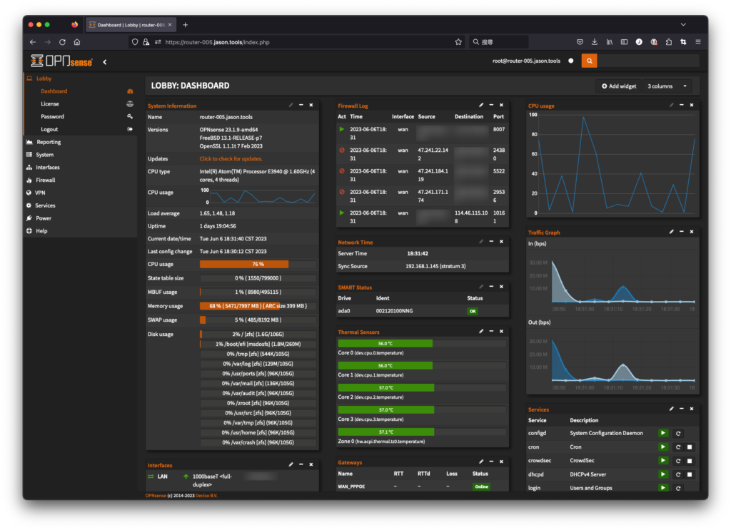 開源軟體防火牆與路由器：OPNsense