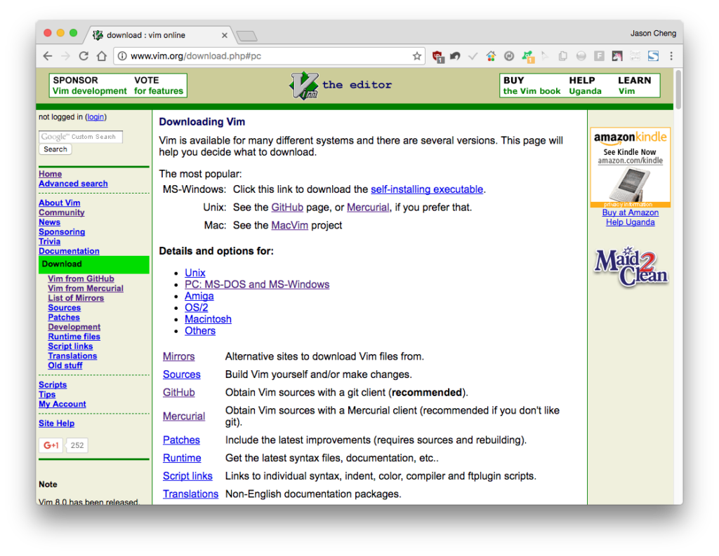 「Vim / gVim」